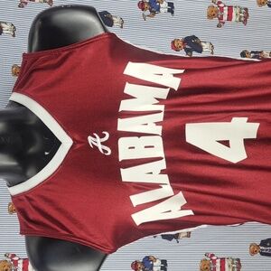 Vintage Team Nike Alabama #4 union made in the USA Crimson med basketball jersey